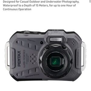 Pentax Adventure Camera in Gray and Black